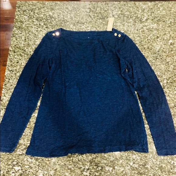 J. Crew Tops - JCrew Long sleeve tee in indigo